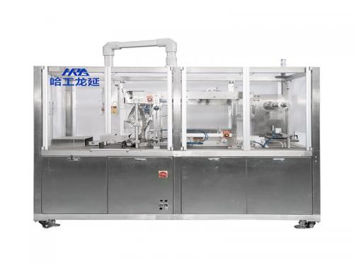 Cellophane overwrapping machine